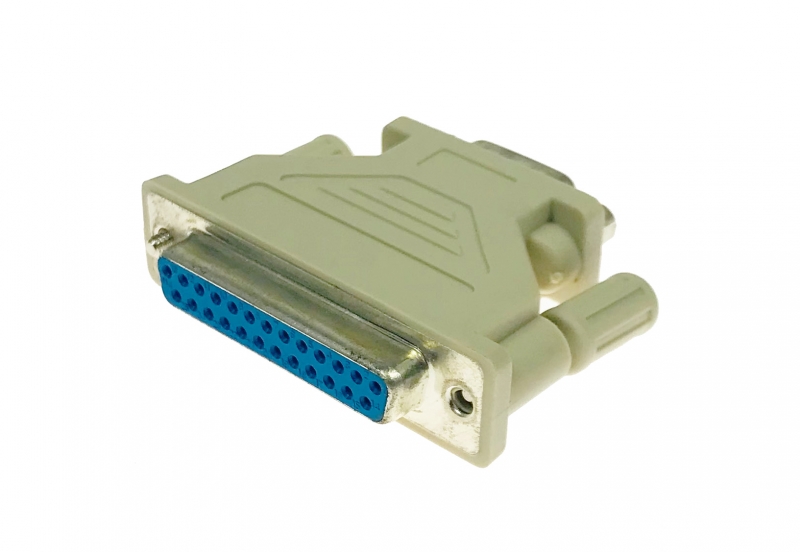 Adapter Gniazdo DB25 Wtyk DB9