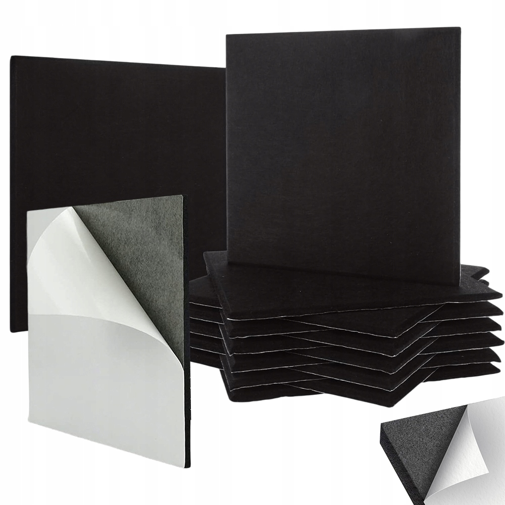 Polyesterové Akustické Panely 230 Kg/m³ 24 Ks Do Studia I Kanceláře