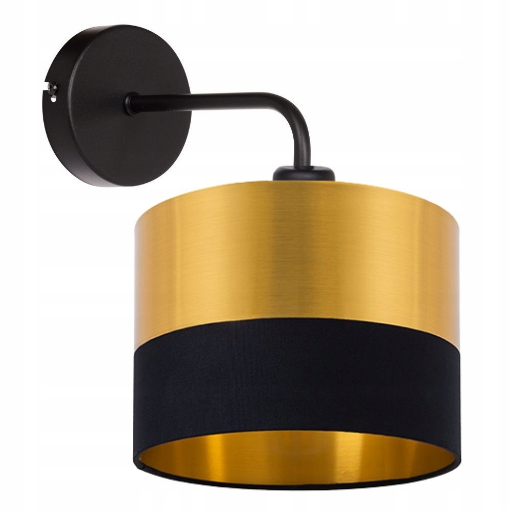 Nástěnná Lampa Zlatá Led Stínidlo Zlatá E27 Led