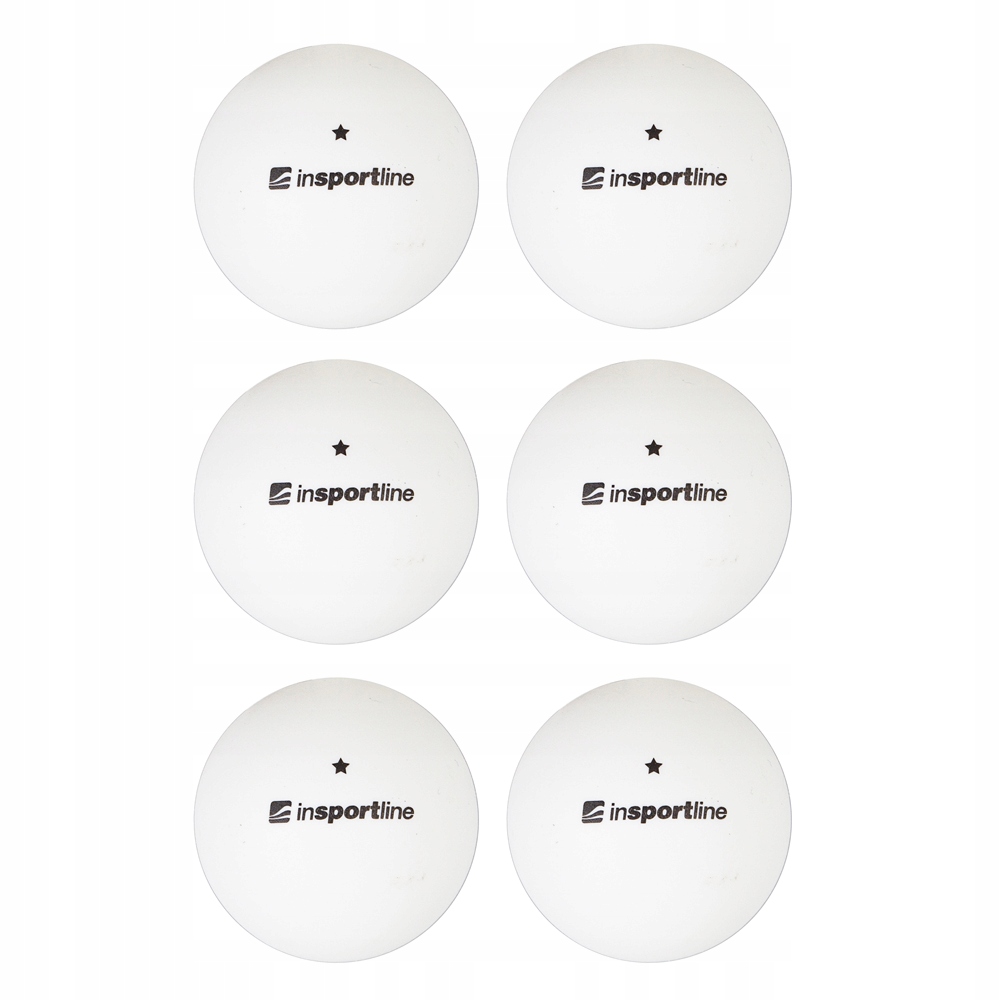 Piłeczki do tenisa stołowego ping-ponga S1 6 szt Marka inSPORTline