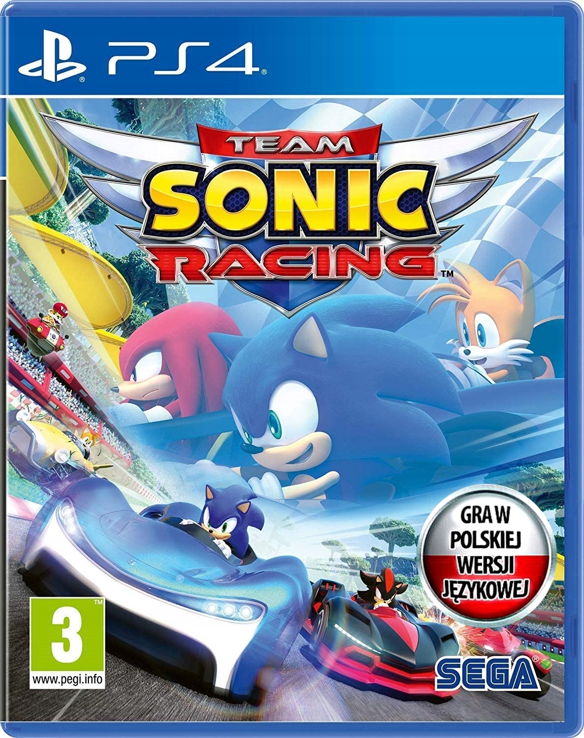 

Team Sonic Racing Polska wersja PS4 PS5 Płyta