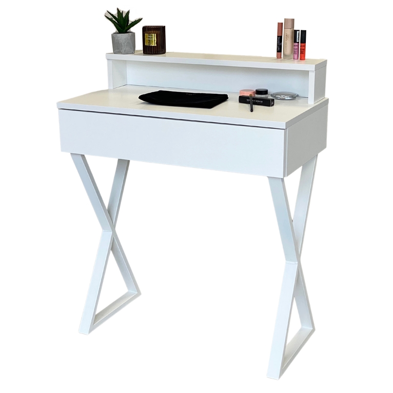 Toaletka Lena Plus Biela Matná Kovová Biela X 75 CM