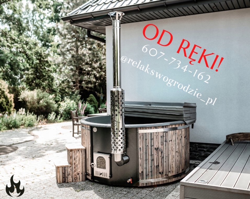 BALIA OGRODOWA z hydromasażem! Full zestaw! + pokrowiec GRATIS