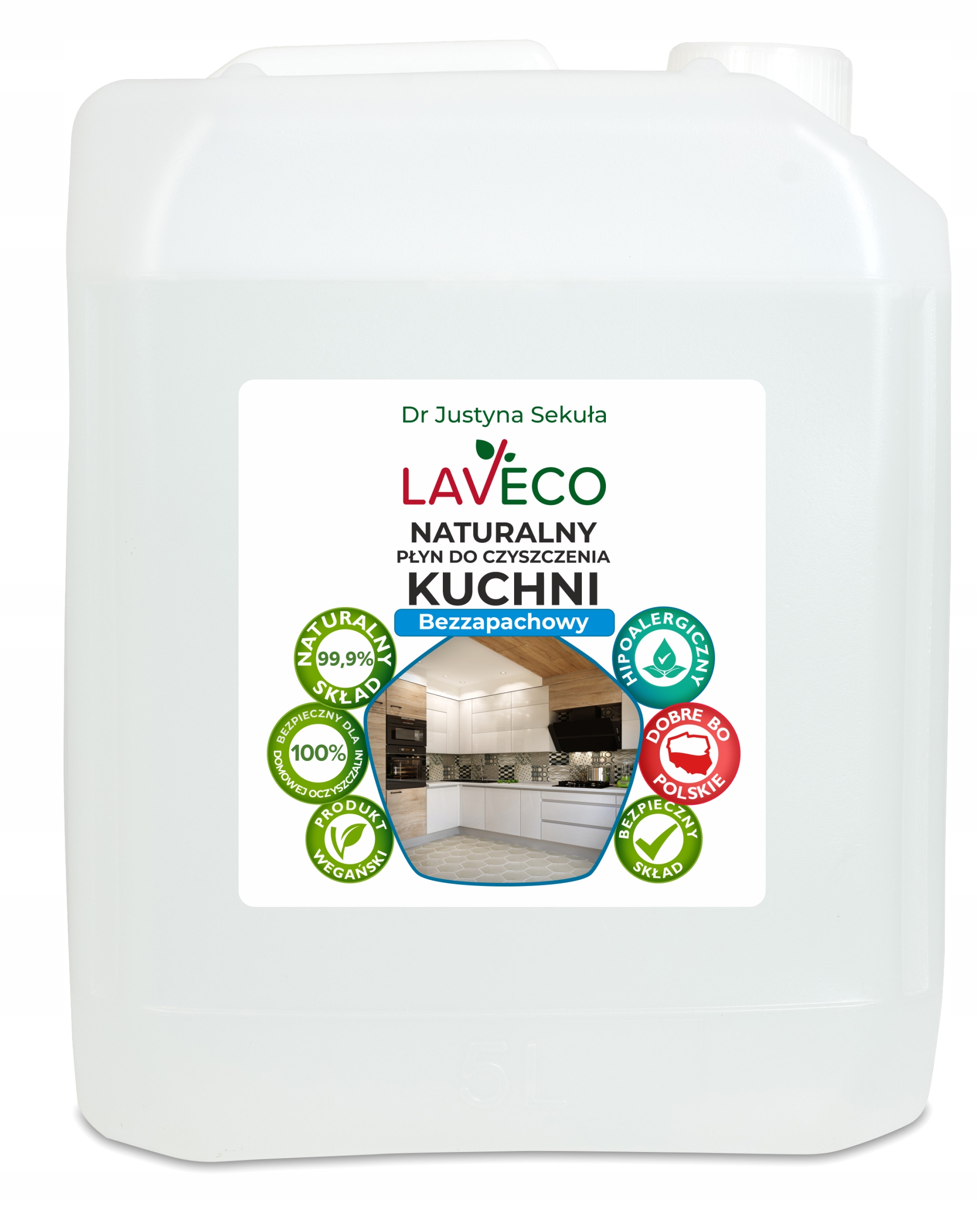 Laveco Přírodní čisticí prostředek na kuchyně – 5 l