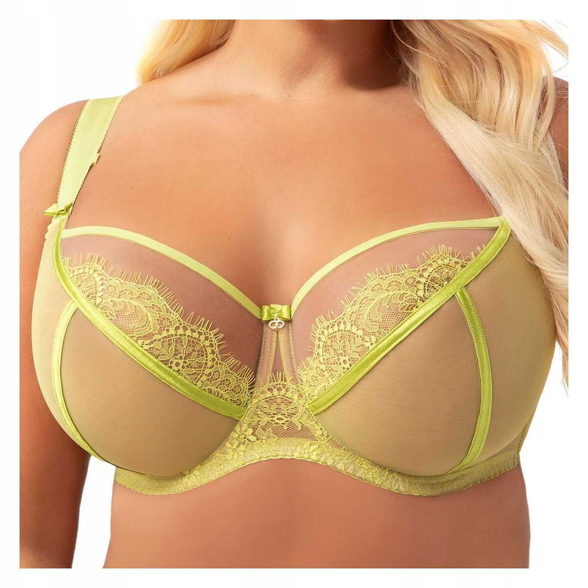 Gorsenia Měkká podprsenka soft Paradise 496/2 limetková 75F