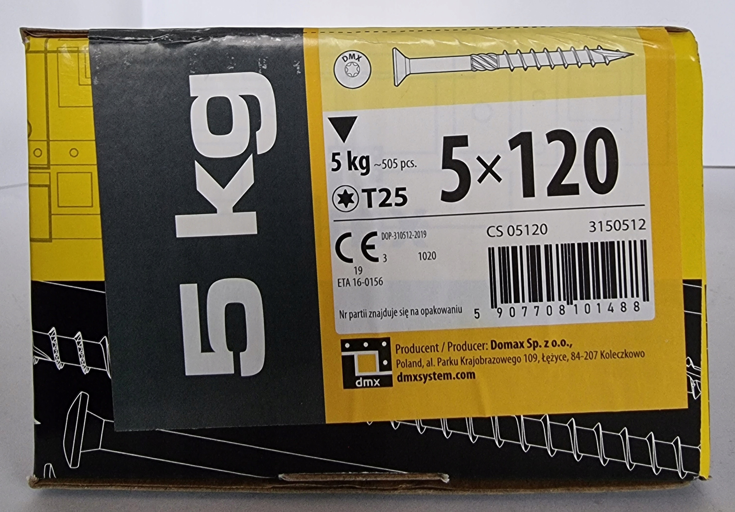 

Wkręty Ciesielskie Do Drewna 5x120 Stożkowe 5kg!!!