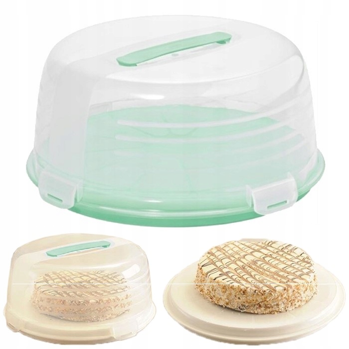 Pojemnik na Tort Ciasto Patera CURVER z Pokrywką Stan opakowania oryginalne