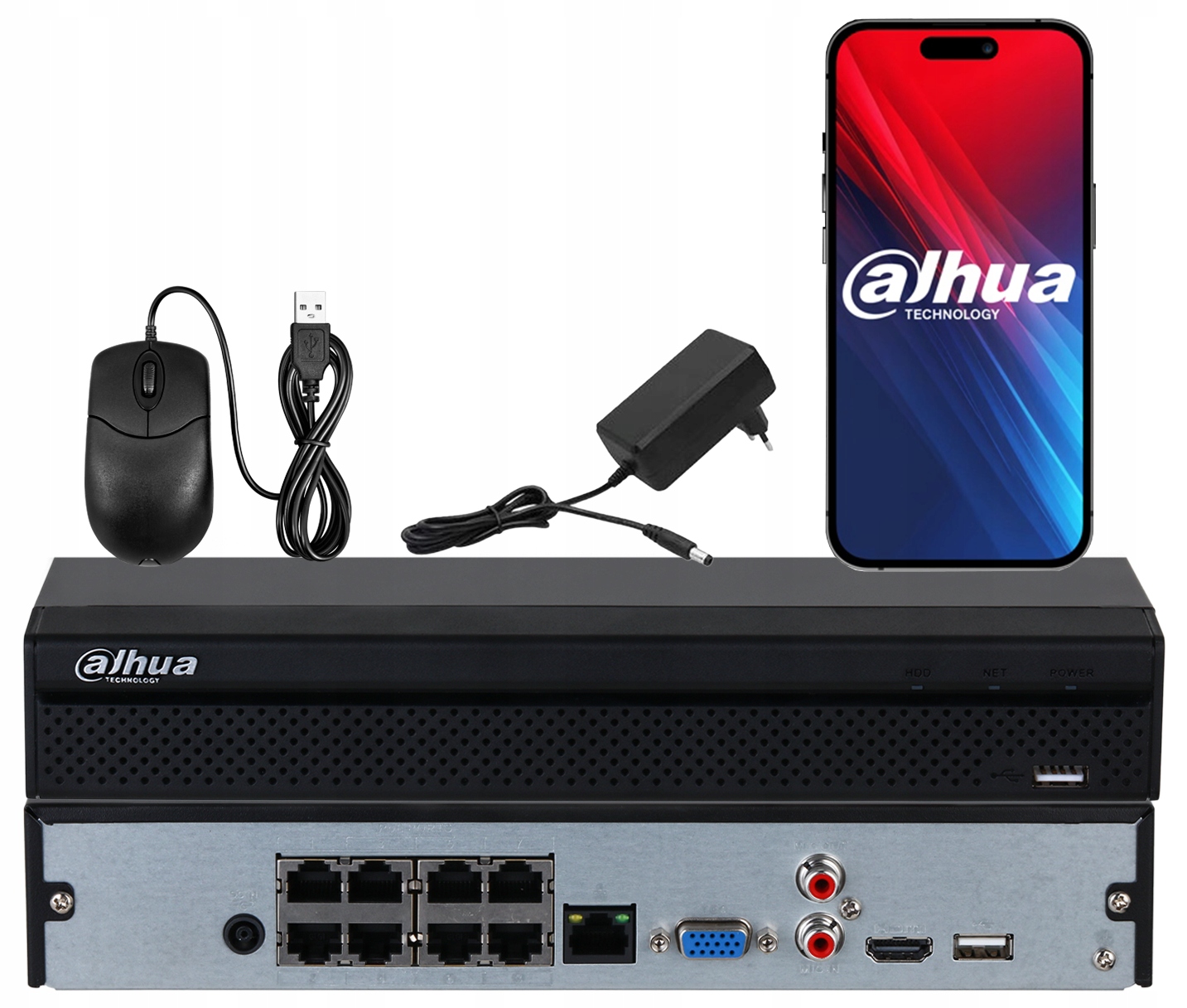 Záznamník monitorovania NVR2108HS-8P-4KS3 Dahua 8 kanálov Hdd Tvi Aplikácia