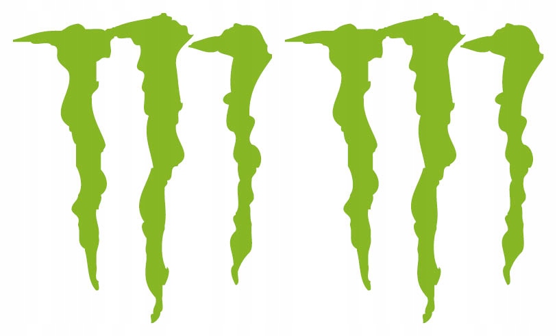 

Naklejki Monster na motocykl 12cm 2szt Różnekolory