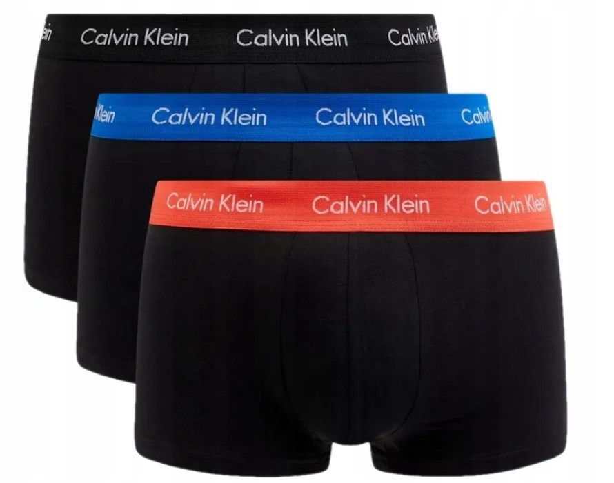 Bokserki Męskie Calvin Klein Czarne r. XXL Bawełniane Sportowe
