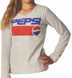 

Koszulka dziewczęca szara pepsi S/152 długi rękaw