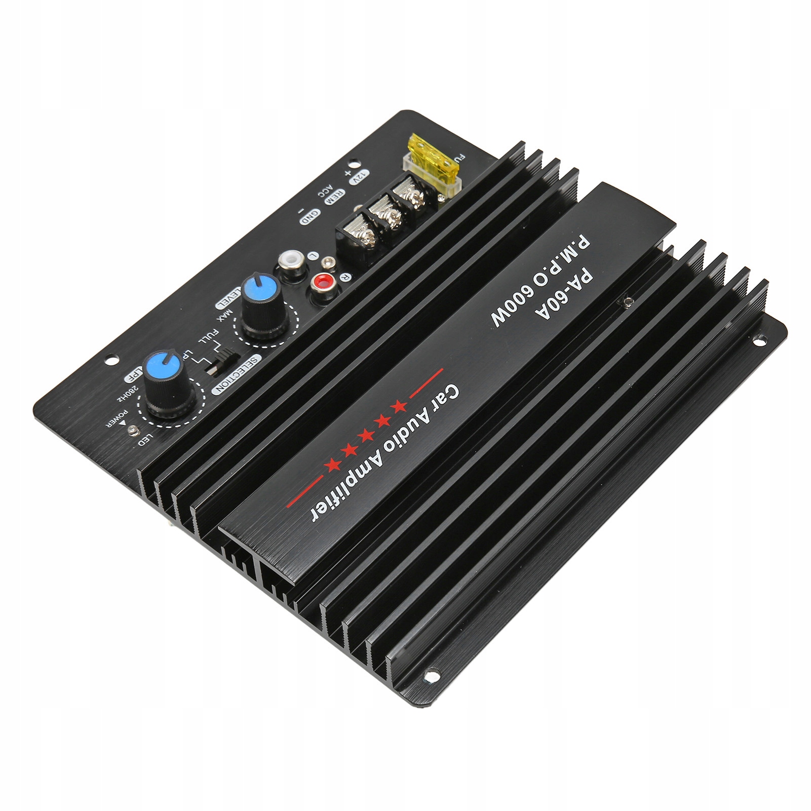600W Automobilový Subwoofer 12V Deska Zesilovač PA-60A