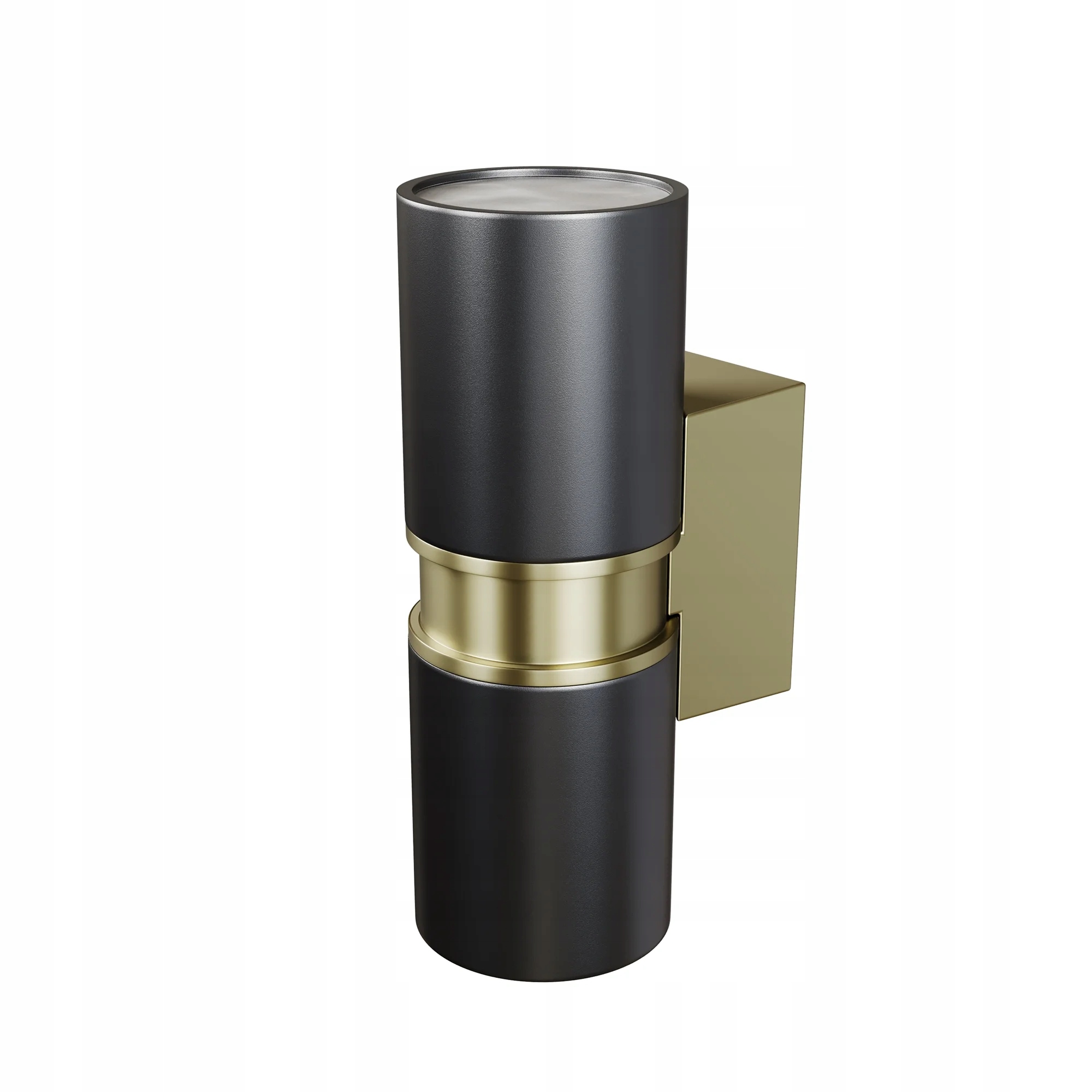 Venkovní nástěnné svítidlo černo-zlaté GU10 50W Bowery IP54 Maytoni