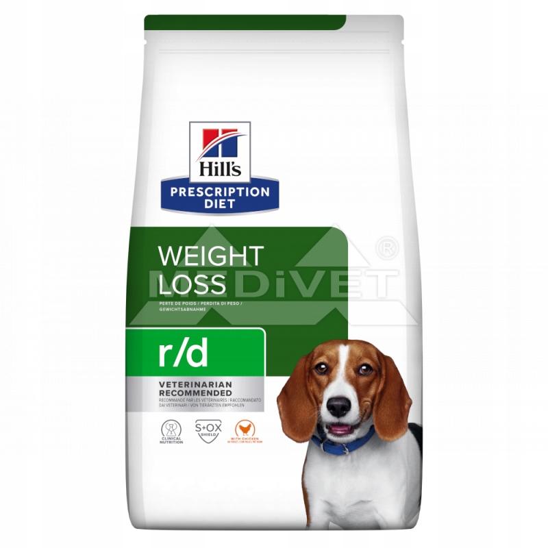 Levně Hill's Pd Prescription Diet Canine r/d 4 kg