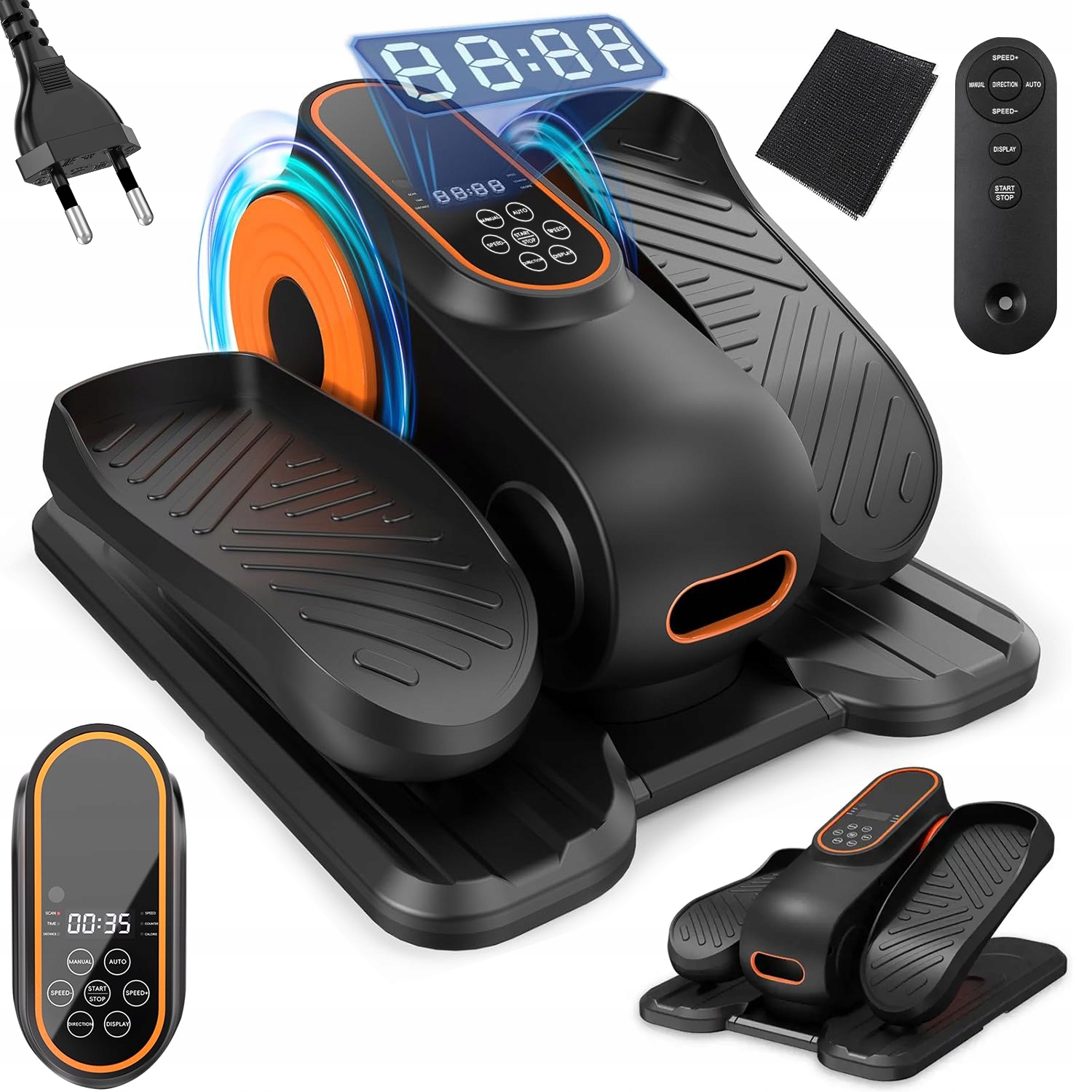 Eliptický Trenažér, Rehabilitační Pedály 12 Rychlostí, 2 Režimy