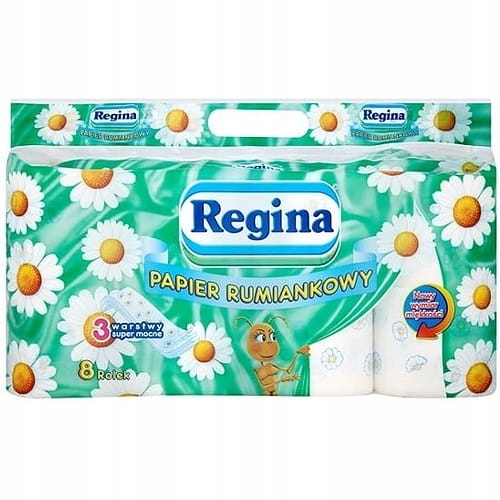 

Papier Toaletowy Regina 8 Rolek Rumiankowy