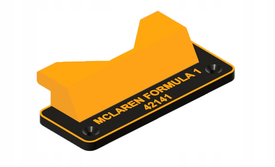 UCHWYT ŚCIENNY NA MODEL KLOCKÓW TECHNIC MCLAREN FORMULA 42141 + WKRĘTY Rodzaj inwazyjne