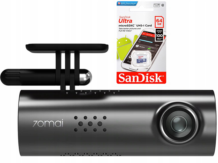 

70mai 1S Kamera Samochodowa Rejestrator 64 Gb