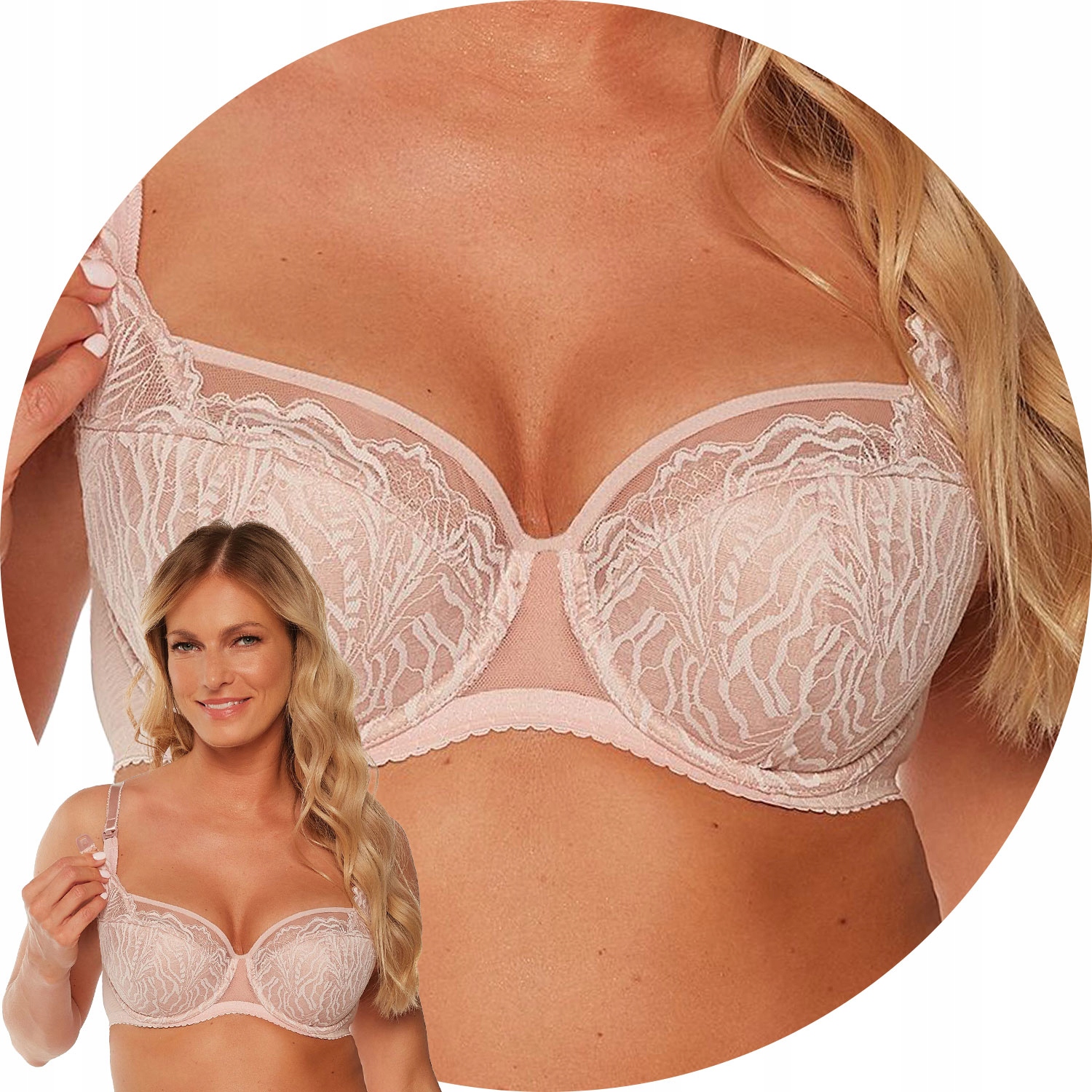 Gaia 1227 Mama růžová Podprsenka na kojení 65I