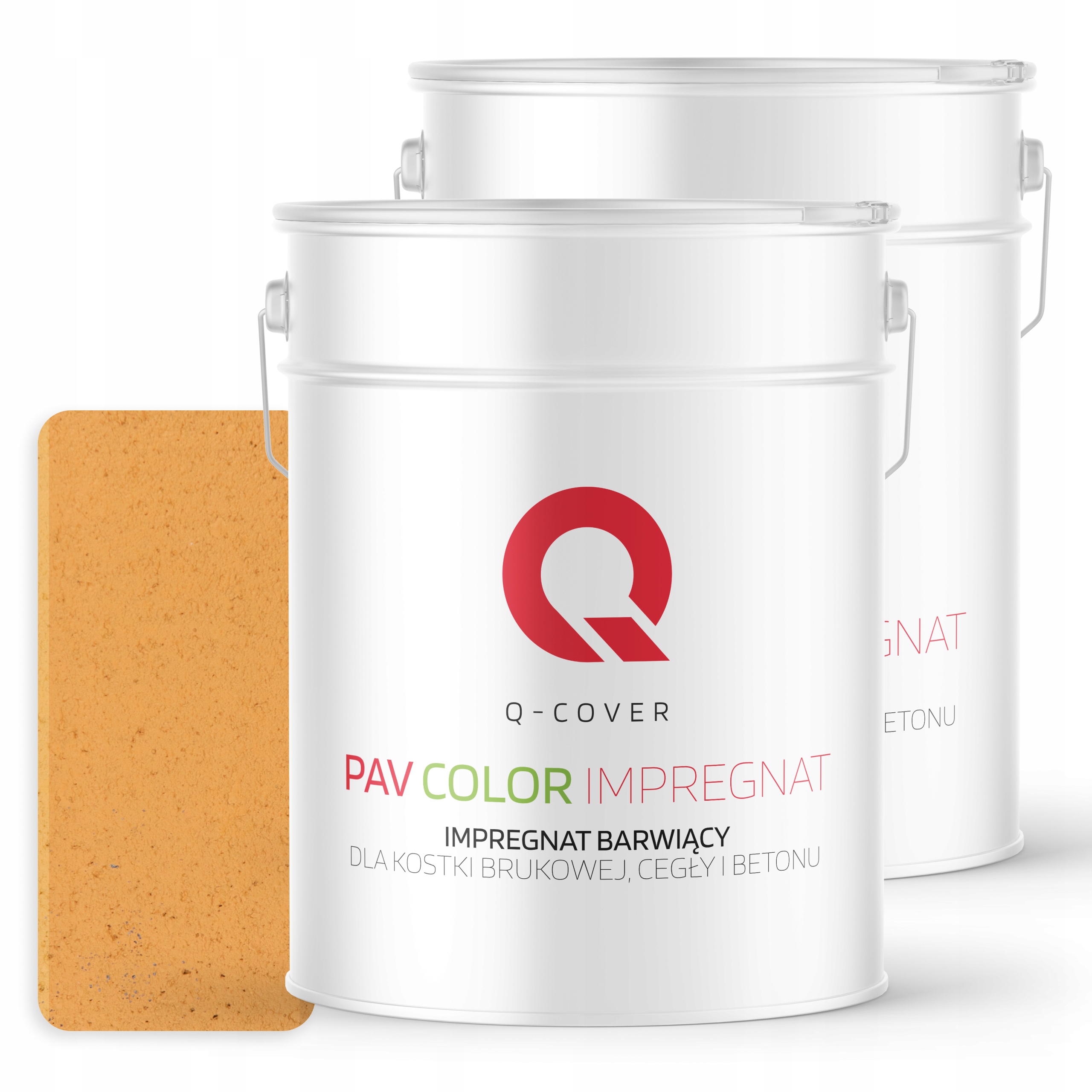 Impregnát Barvící kostka Bruk Mokrý Kámen 10L Barva Žlutá Šafránová