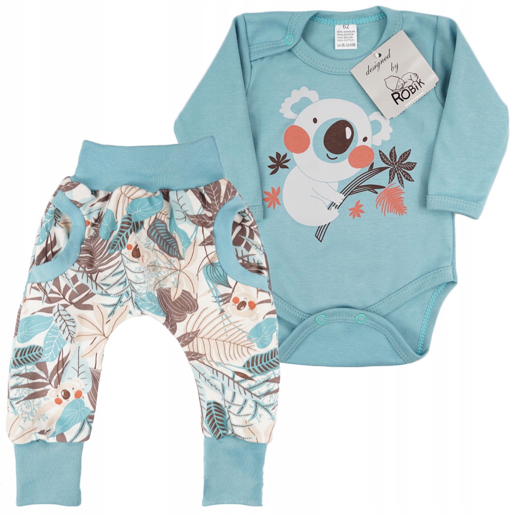 

Komplet body spodnie r.92 iceberg miś Koala