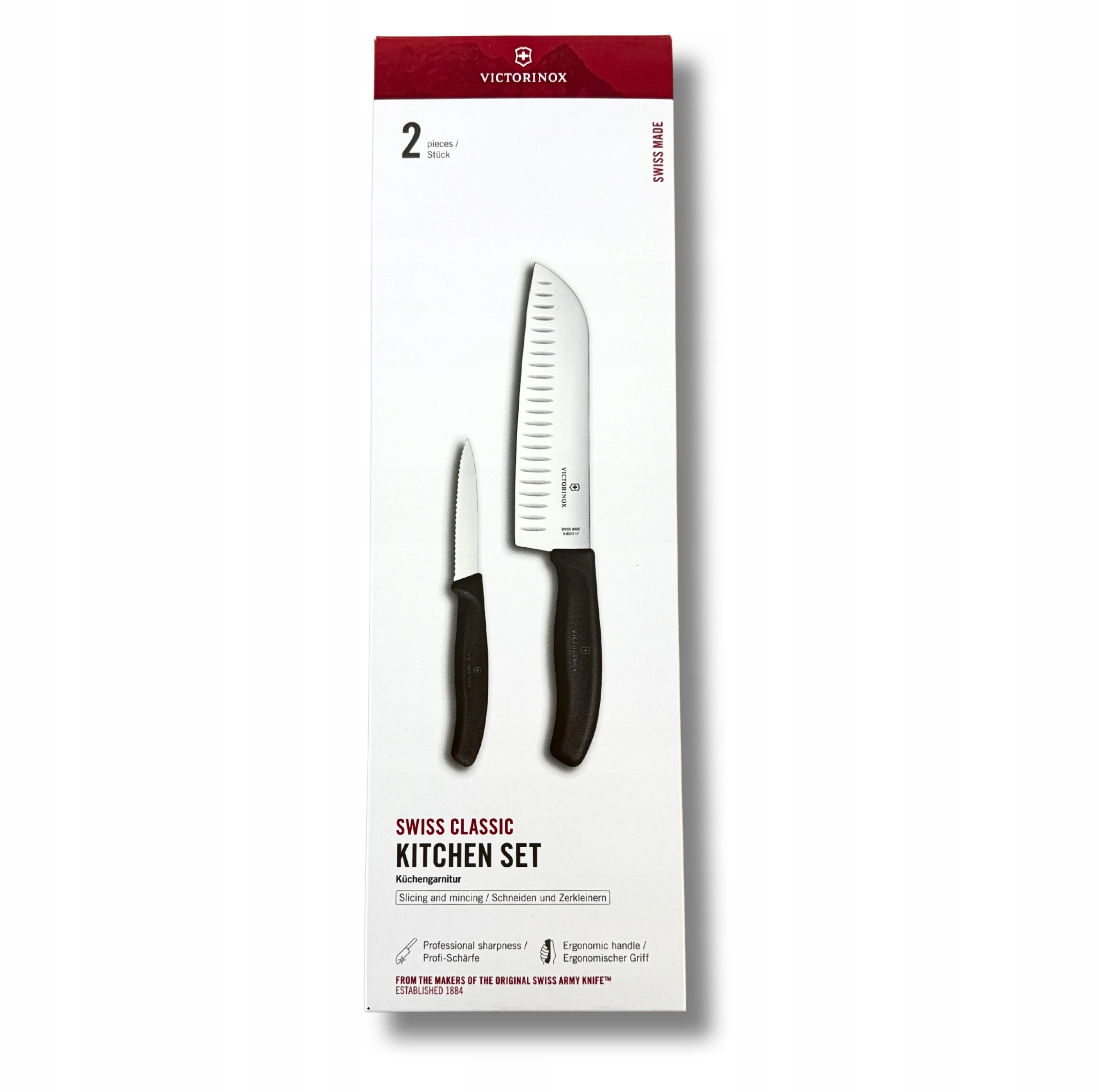 Victorinox sada dvoch nožov 6.7133.21G čierna