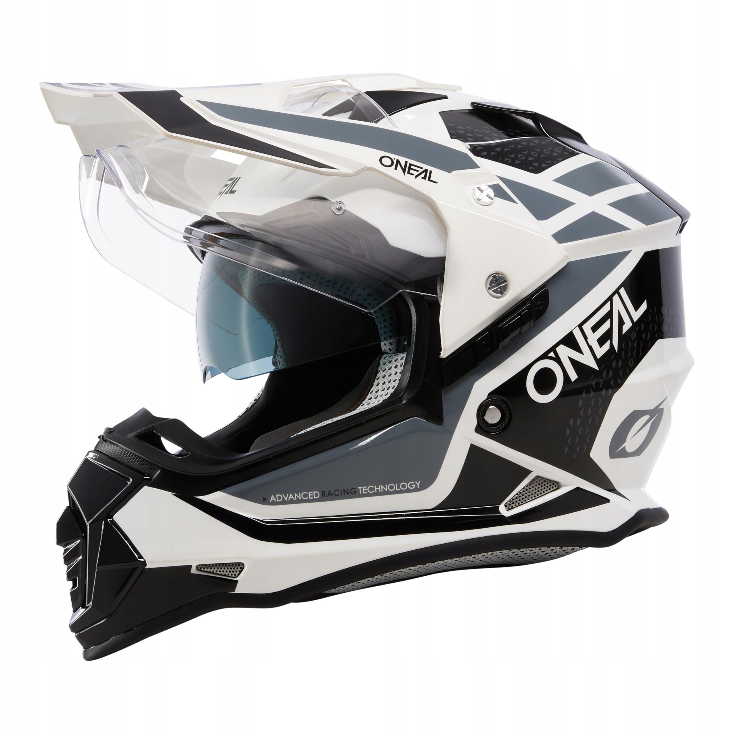 Motocyklová prilba O'neal Sierra Helmet R V.24 Small white/black/gray Enduro