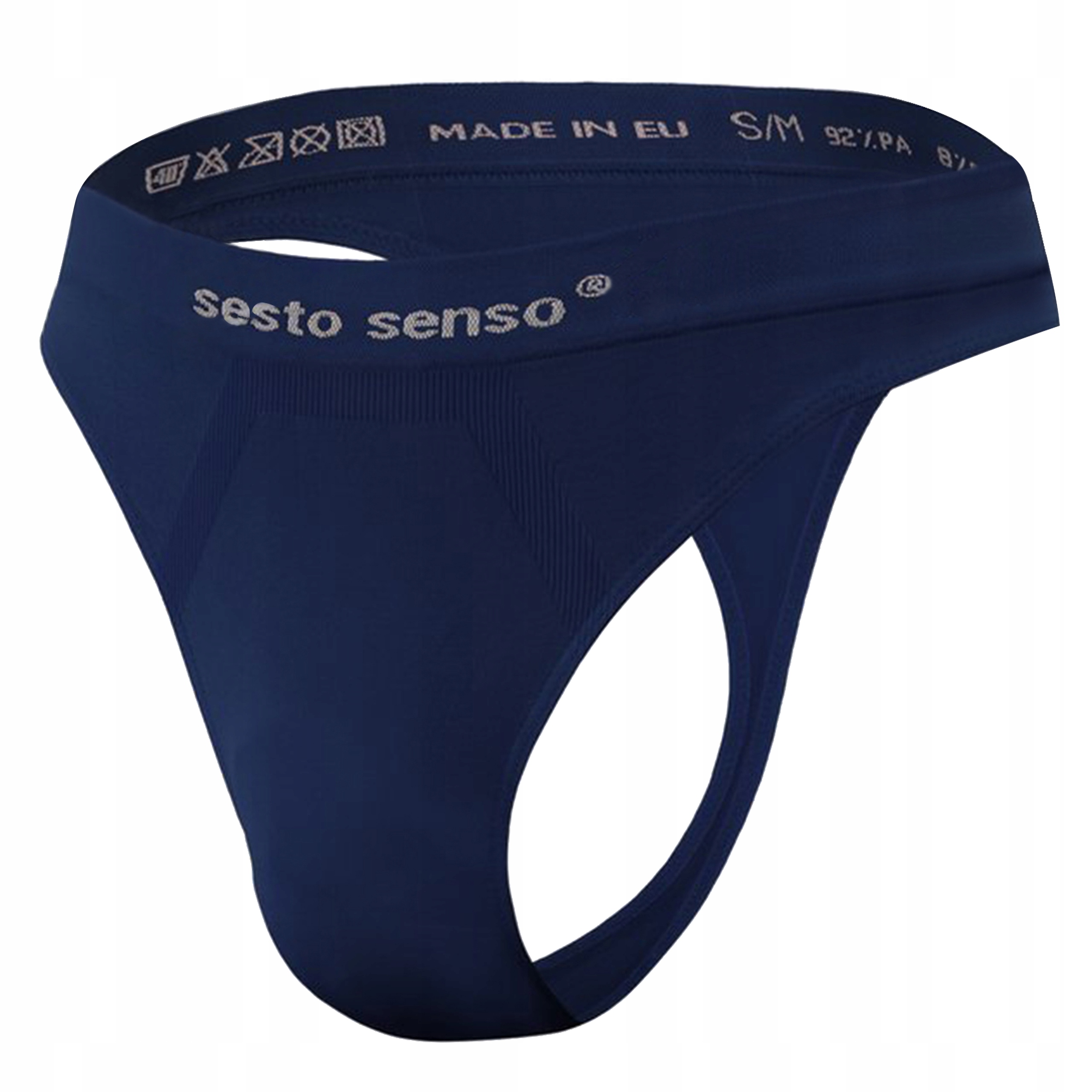 

Sesto Senso stringi męskie bezszwowe granat L/XL