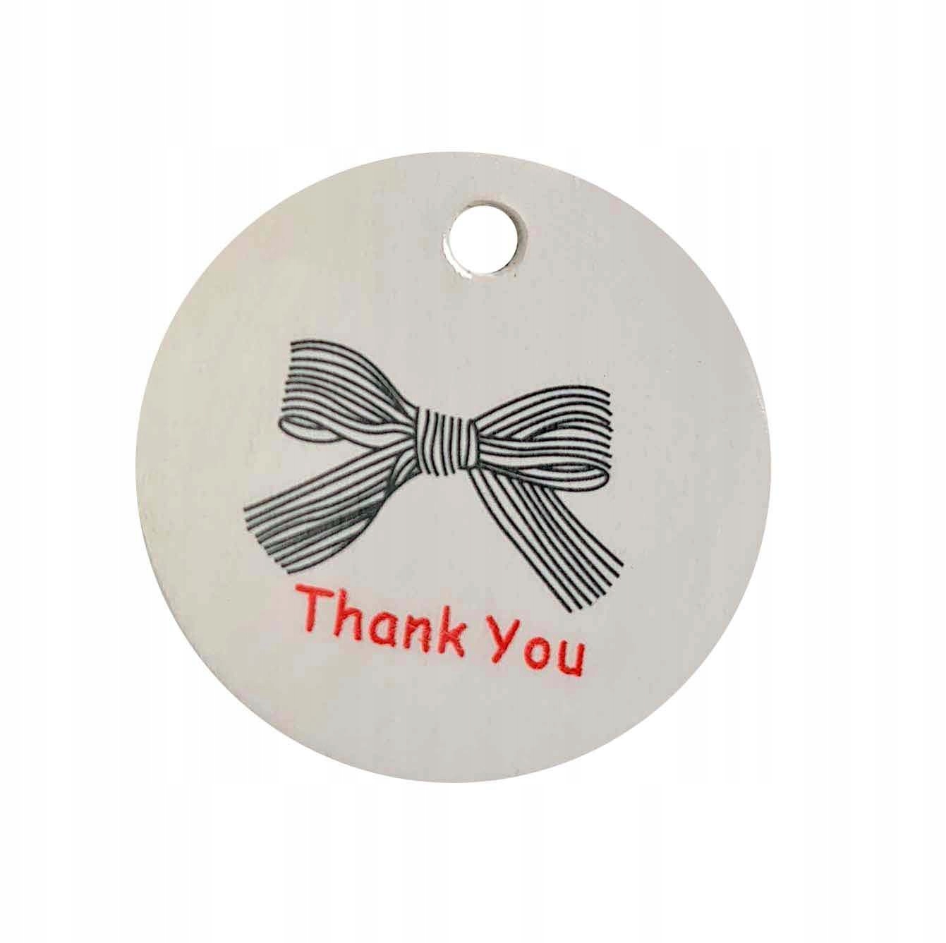 

Eko kartonowe zawieszki, etykiety Thank You 10 szt