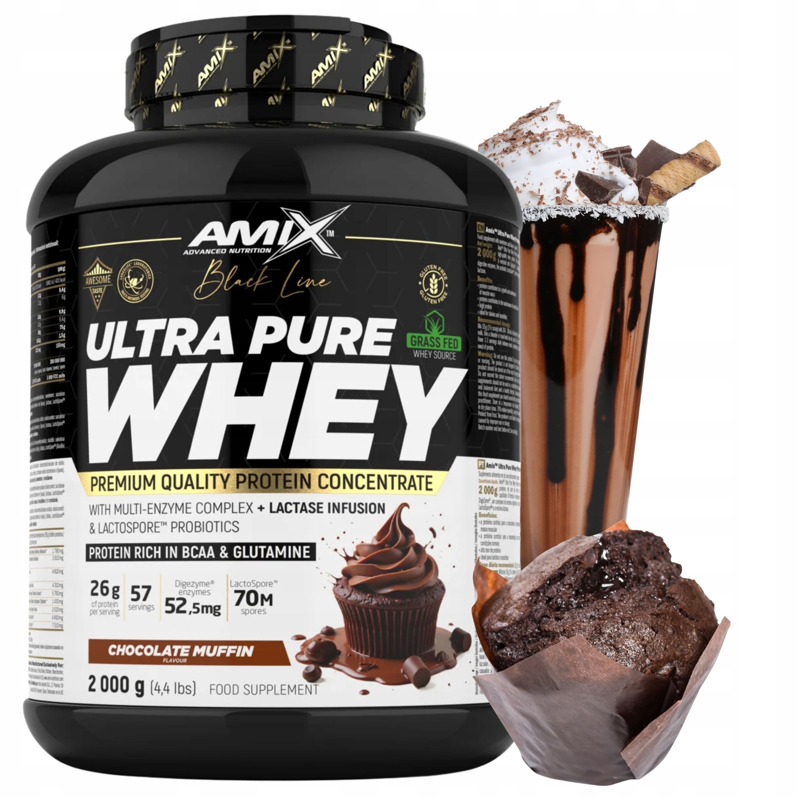 Syrovátkový Koncentrát Wpc Pure Whey Digezyme 2000 g Čokoládový