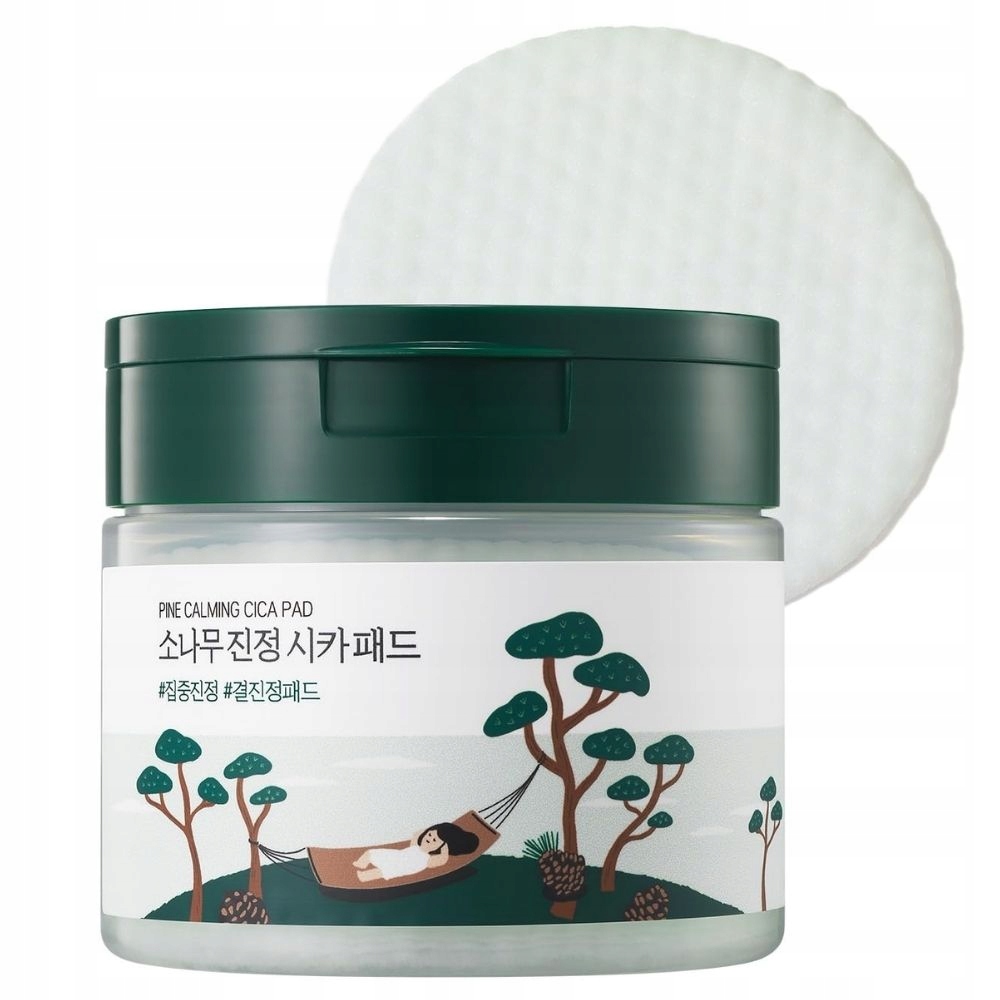 Round Lab Zklidňující tónovací vločky s borovicí a cica citlivou pokožkou 50 ks