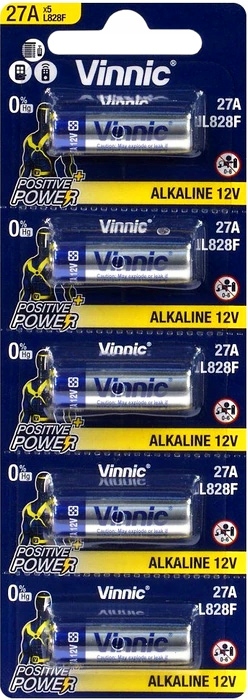 

Bateria Vinnic Alkaiczna 12V 27A L828F MN27 5szt