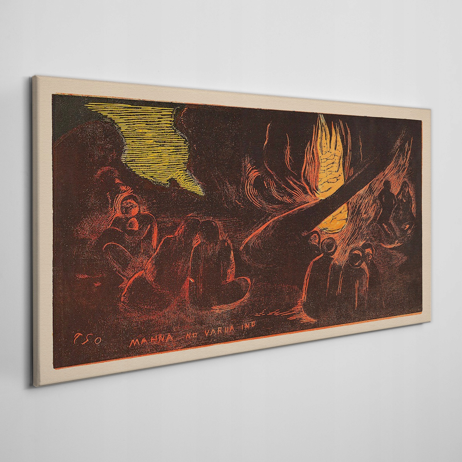 

Obraz płótno Mahana nie varua ino Gauguin 120x60