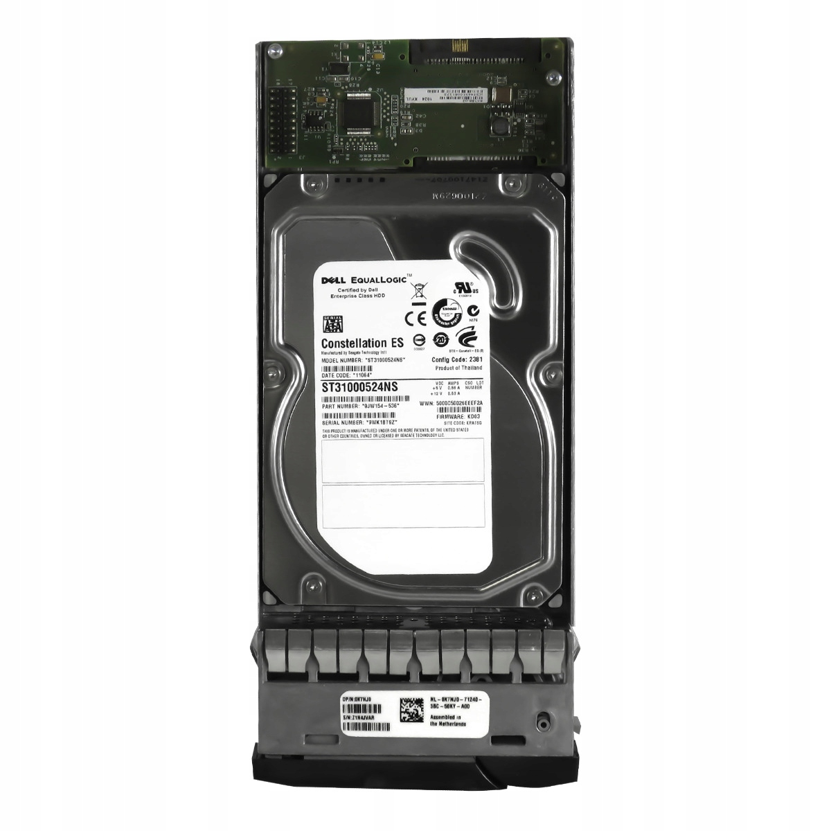 Dell Equallogic 0K7NJ0 1TB Sas 7.2K 32MB 3.5'' ST31000524NS