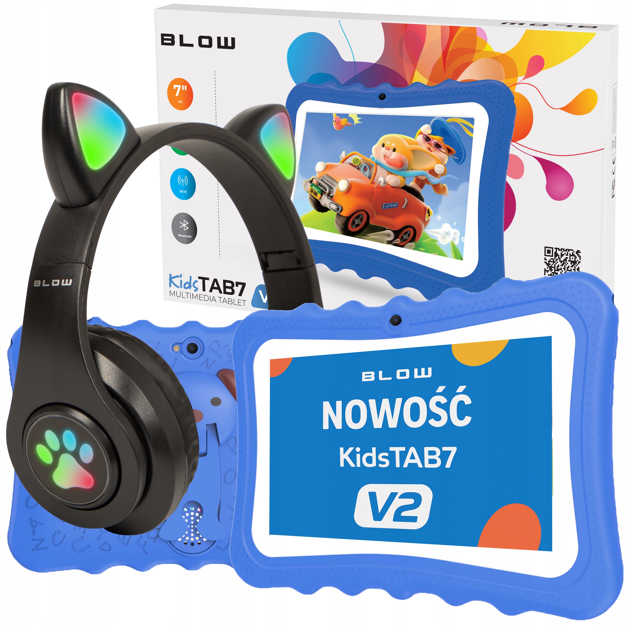 Tablet Pre Deti 7" 4/32GB Vzdelávacia Hračky Android WiFi Gps Puzdro