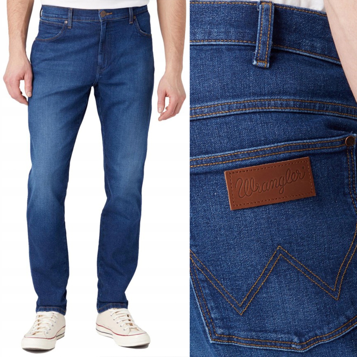 Wrangler River regular tapered Far Away klasické džínové kalhoty W36 L34