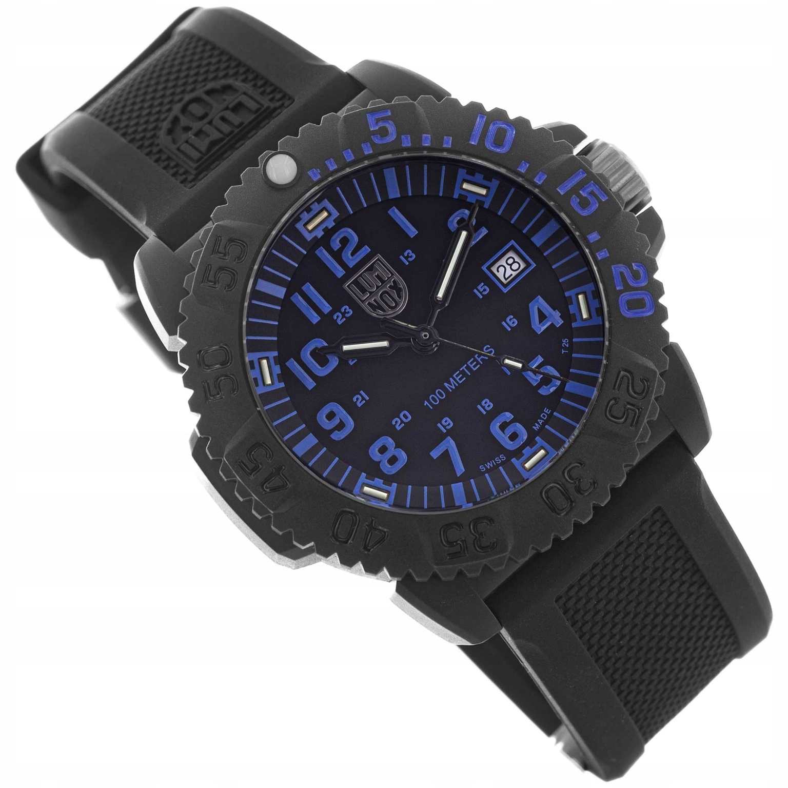 Pánské Hodinky Luminox XS.2053 Sea Lion Černé S 100 M Dlouhým Karbonovým Řemínkem