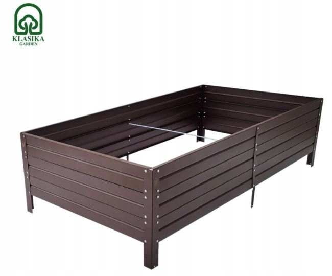 PODWYŻSZONA GRZĄDKA 150 x 75 x 30 brązowa