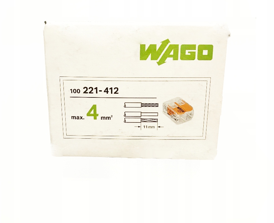 Wago Szybkozłączki Złączki Do Puszek 2X4 100SZT
