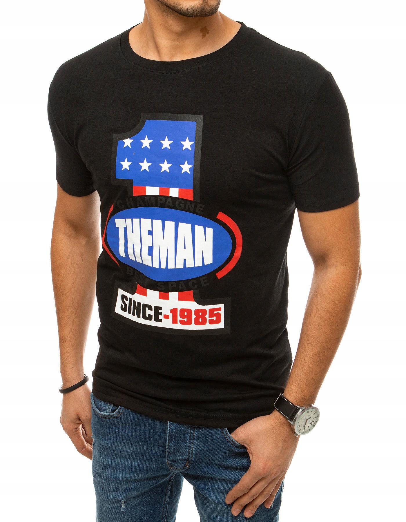 

Męska Koszulka T-shirt Z Nadrukiem rx4404 - L