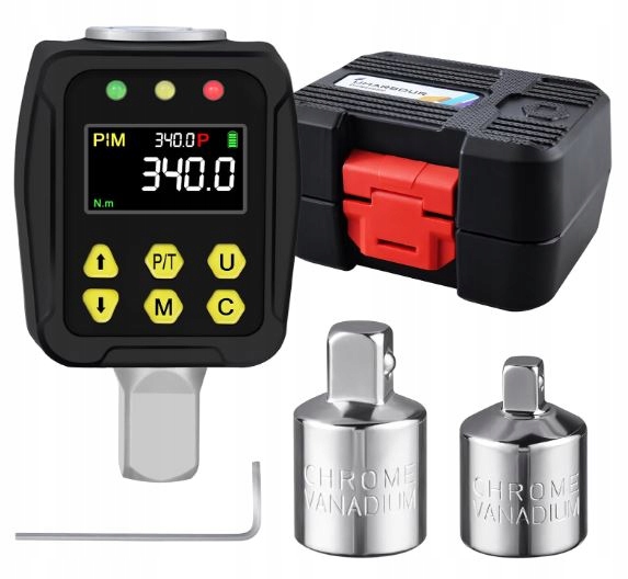 Uharbour 1/2" Digitálny Momentový Adaptér 17-340 Nm LCD