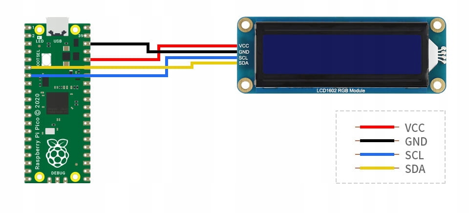 Lcd1602 I2C RGB Arduino Raspberry символ Lcd1602 RGB модуль