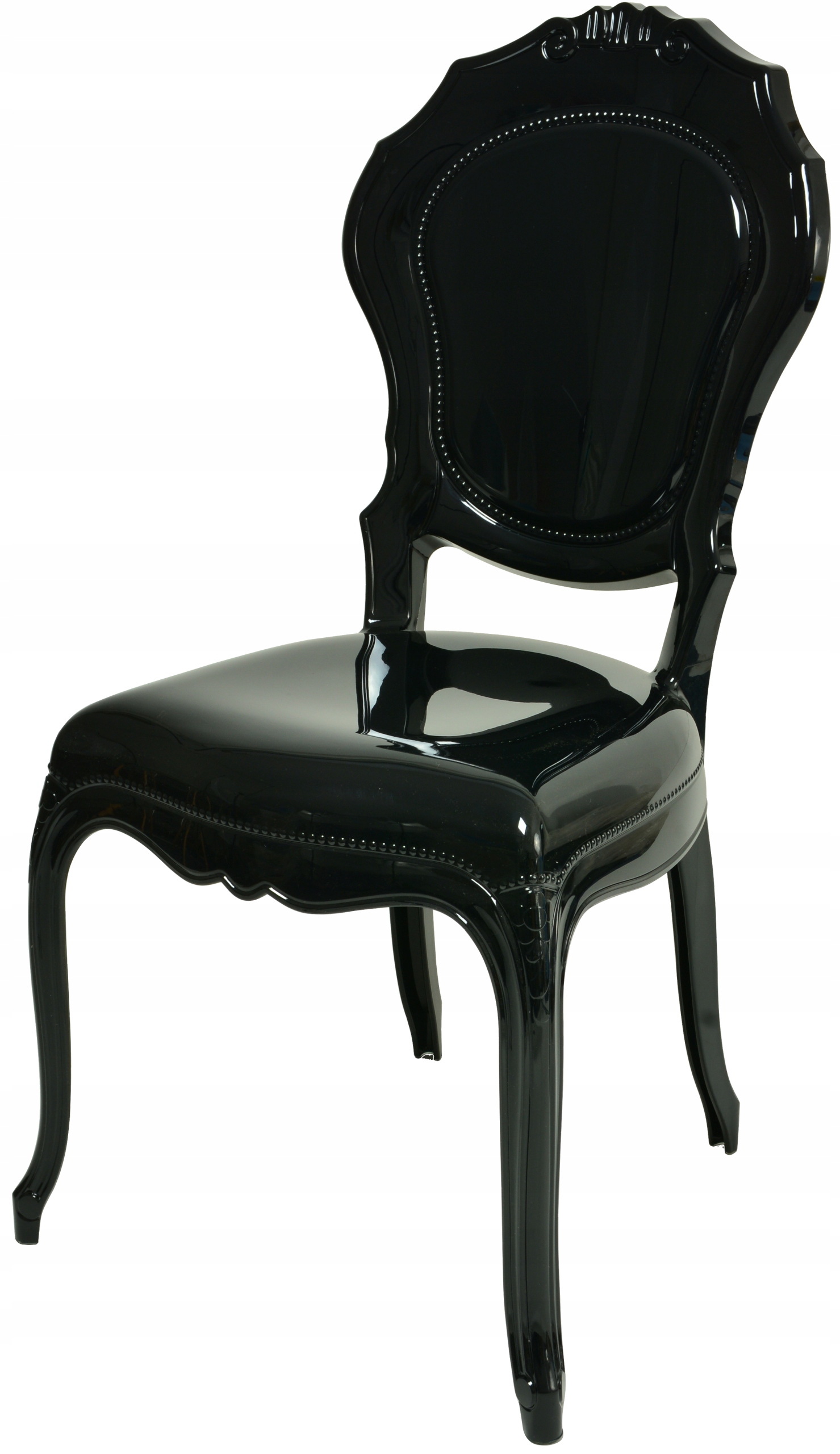 Krzesło Dankor Design GLAMOUR poliwęglan czarny