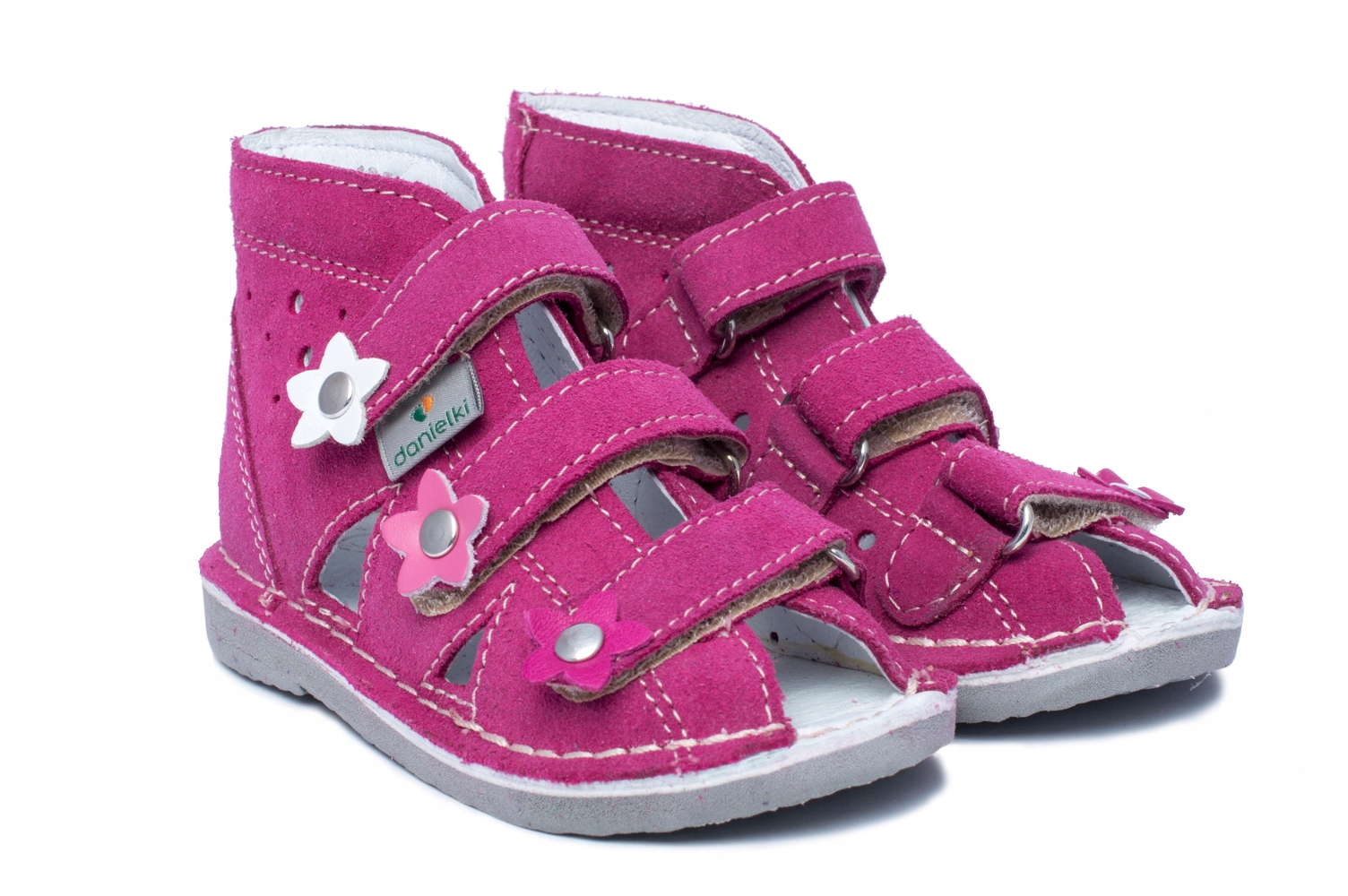 DANIELKI KAPCIE SANDAŁKI DO NAUKI CHODZENIA R 19 Płeć dziewczynki