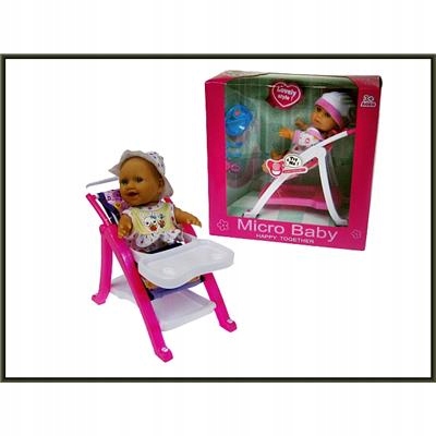 lalka 13cm z krzesełkiem/wózkiem z dźwiękiem — 2