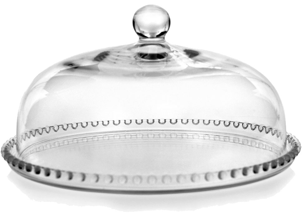 

Duży szklany Talerz z kloszem na ciasto Jasło 32cm