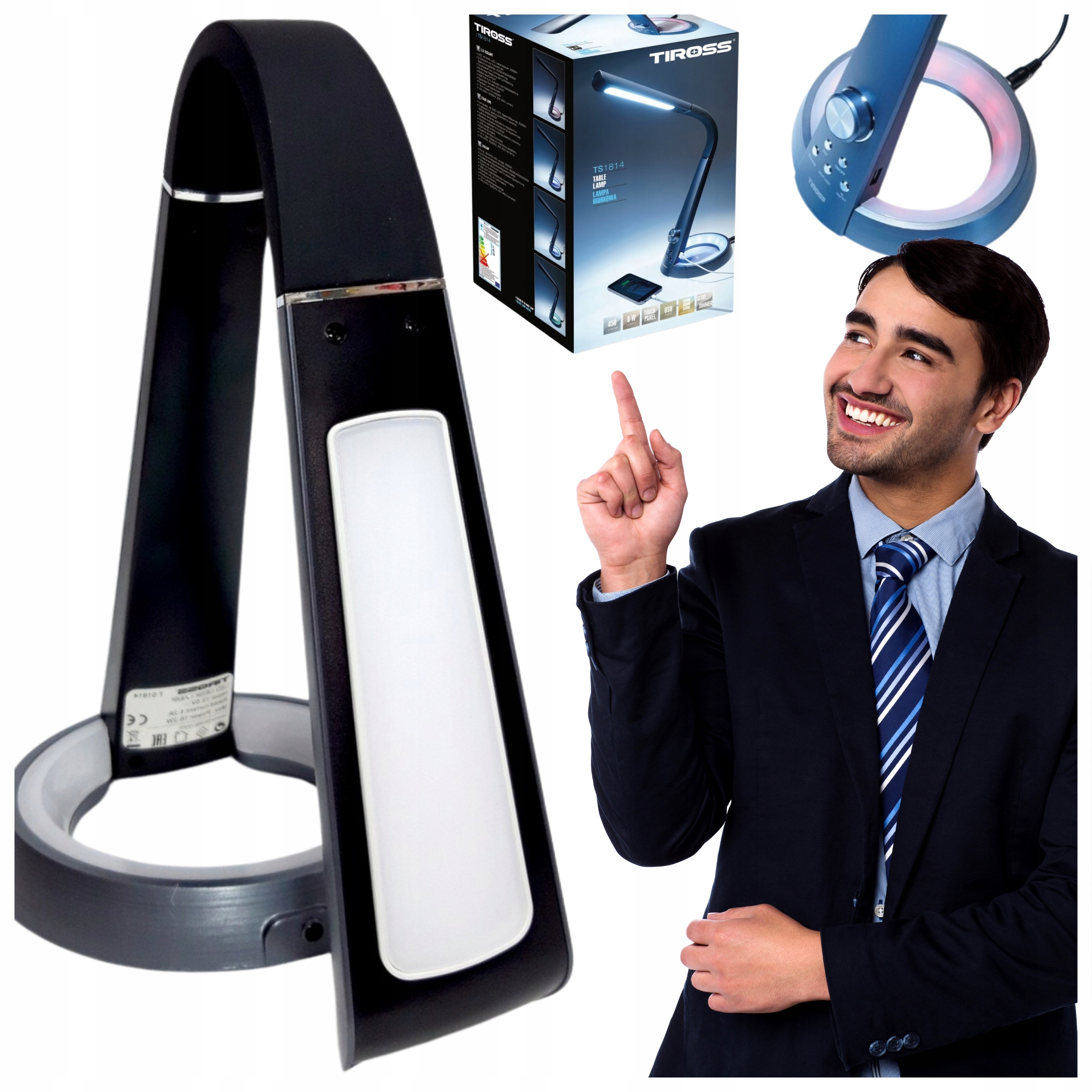 Nowoczesna Lampka Led Na Biurko 8W 450LM TS1814