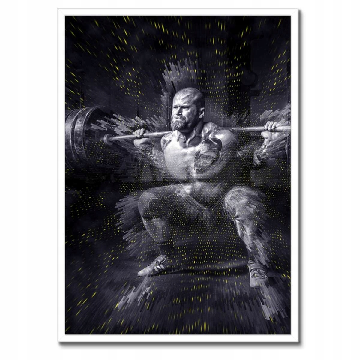 Plakáty v rámu 50x70 Strongman Silová posilovna