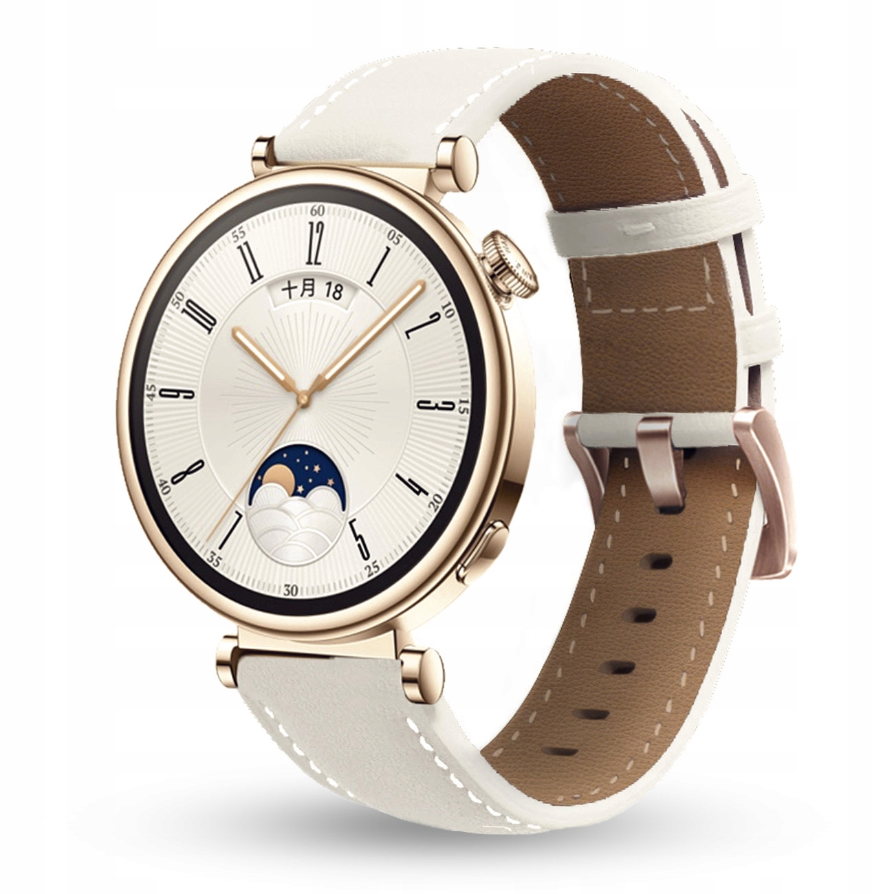 PASEK SKÓRZANY DO ZEGARKA HUAWEI WATCH GT 4 GT 5 41MM CLASSIC ELITE 18mm