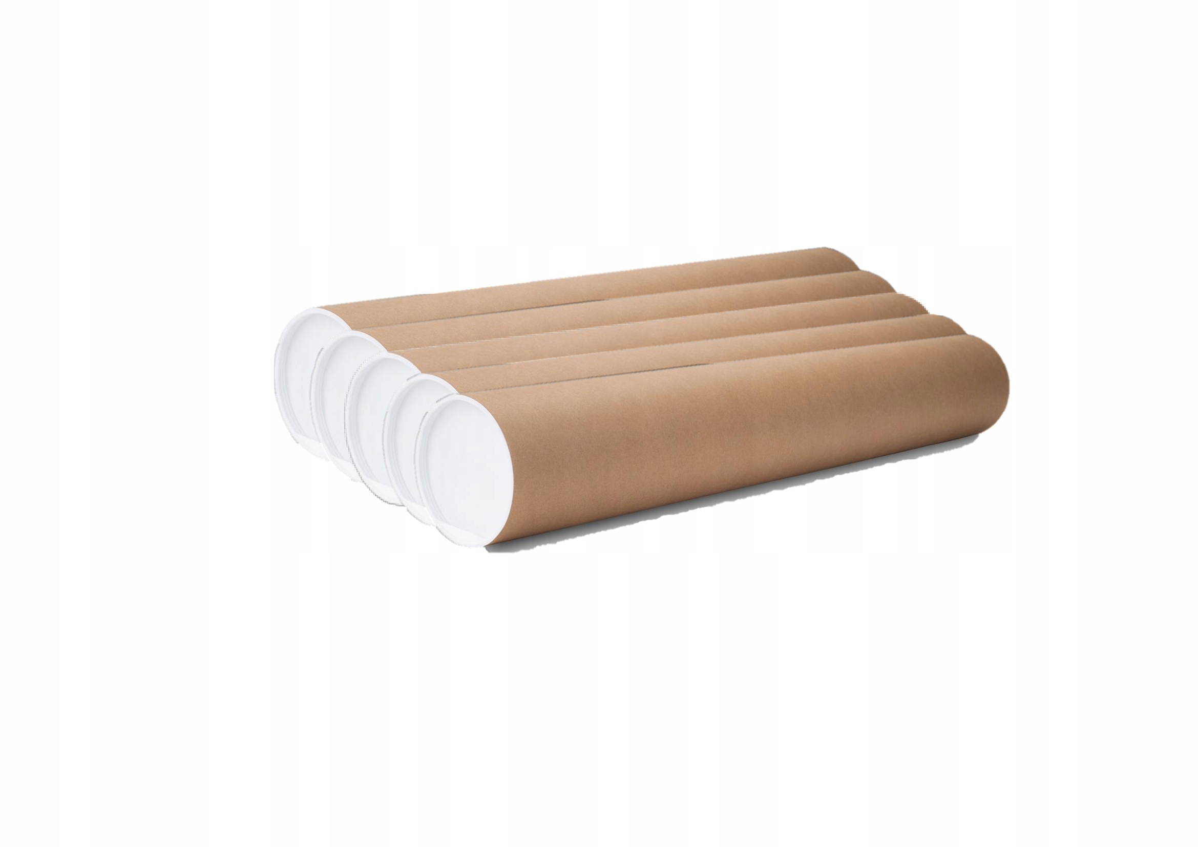 5 SZT TUBA TUBY KURIERSKA PAPIEROWA SZARA 50x1.5x550